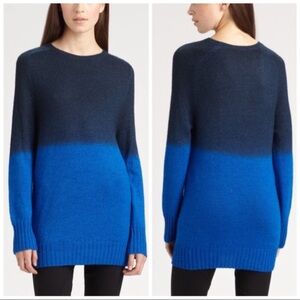 Theory Kazia Leuna Alpaca Silk Blend SoftSweater in Blue Ombre